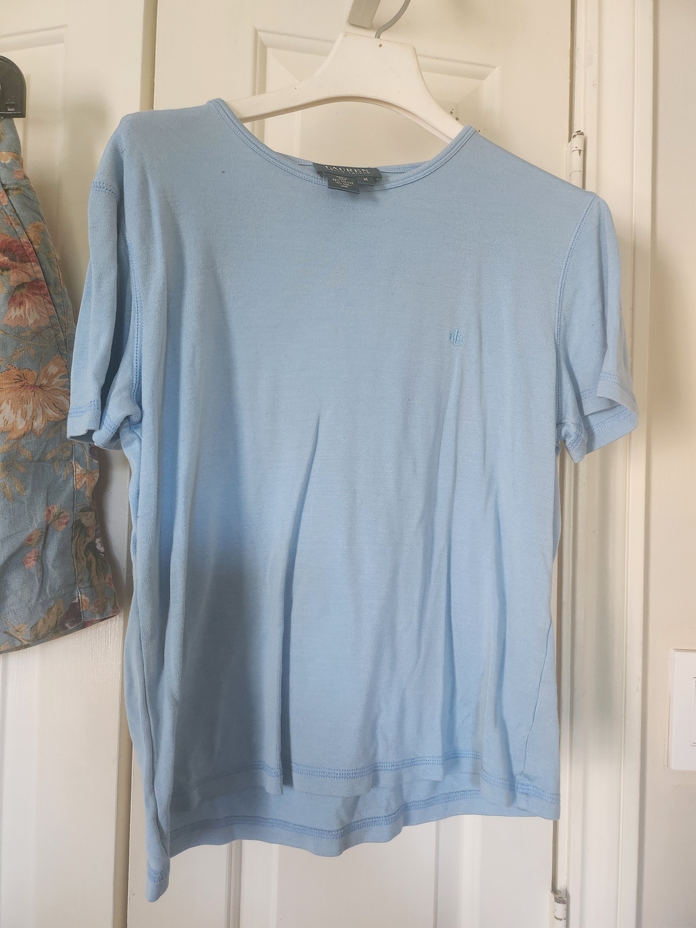 Ralph Lauren Light Blue Short Sleeve Crew Neck Tee
